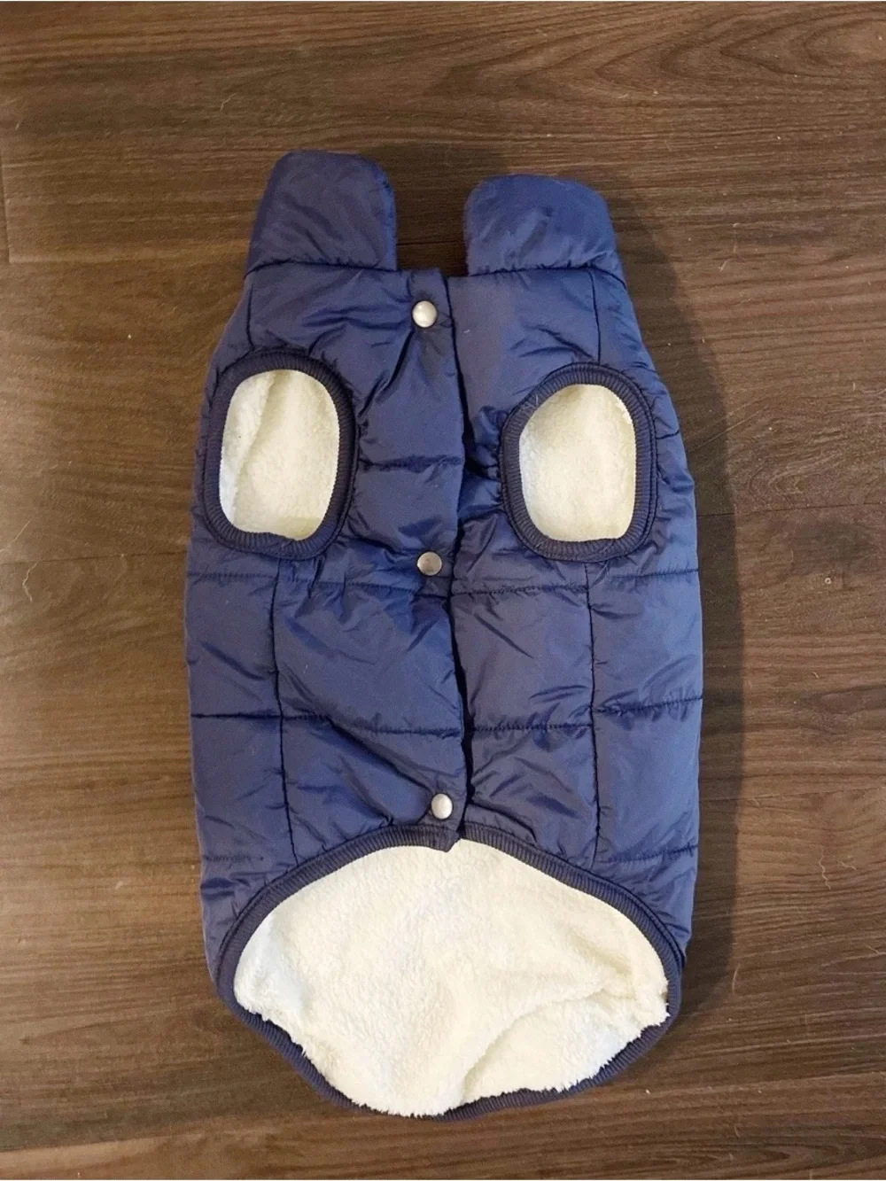 Small Dog Puffer Coat in Blue